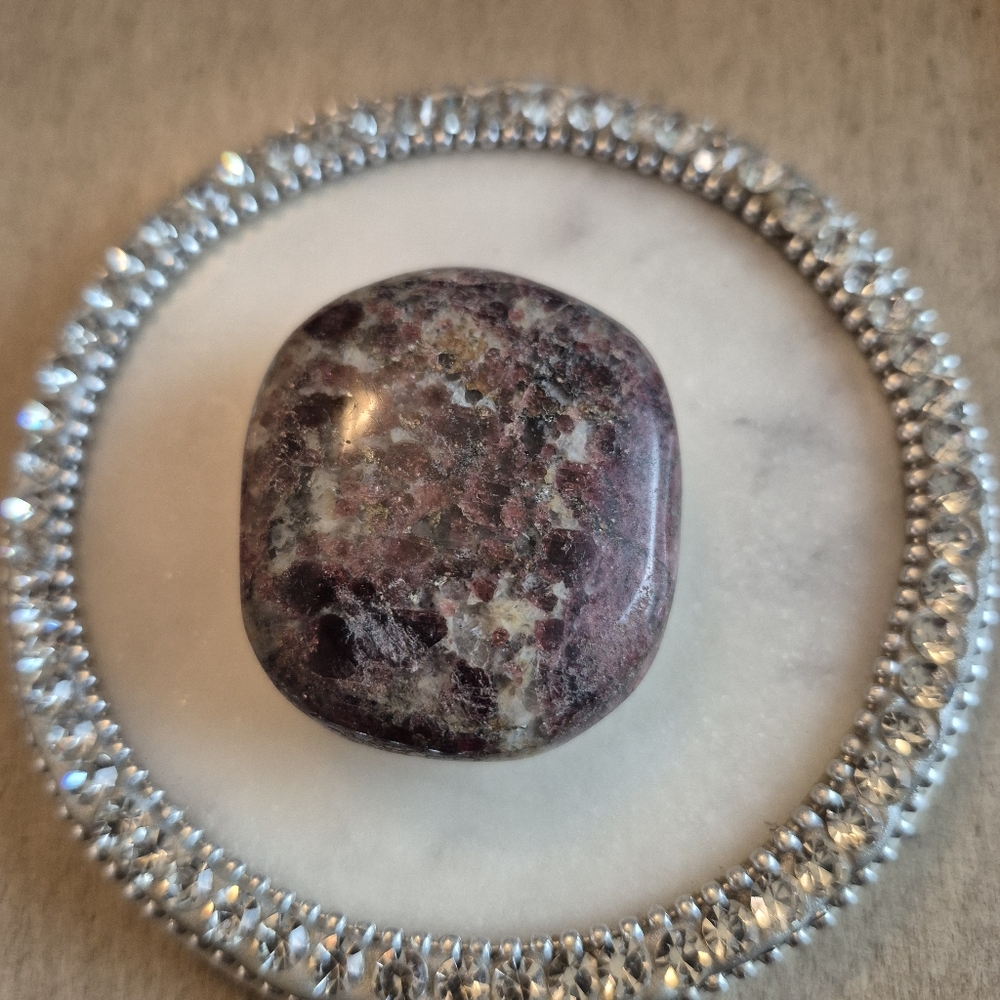 Natural Llanite Jasper Que Serra Palm Stone #5 New - Picture 3 of 6
